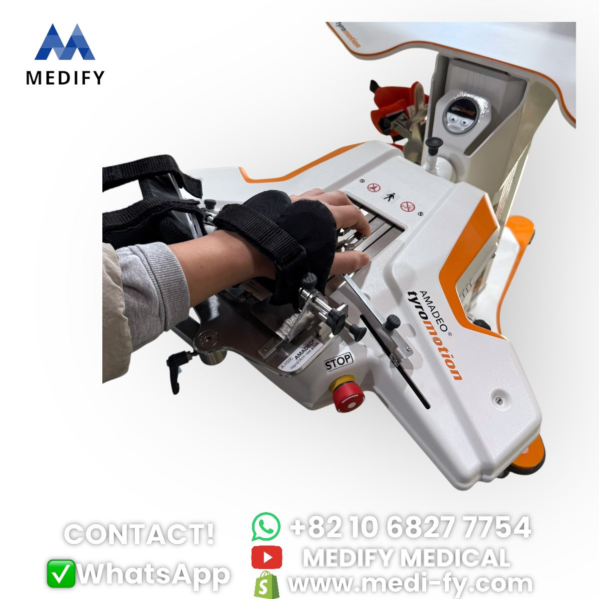 (18,500$) AMADEO Tyromotion Finger-Hand-Rehabilitation (2020 Year)
