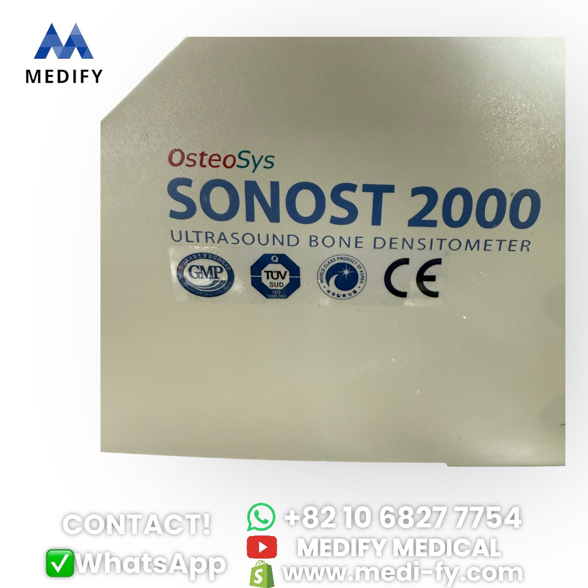 Used Osteosys Sonost 2000 Bone Densitometer