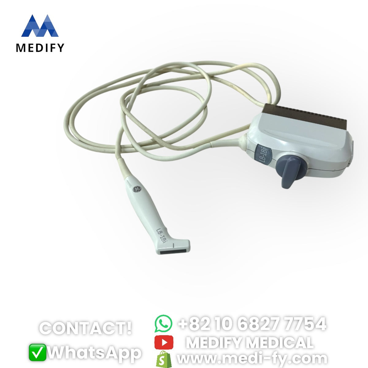 (1500$) GE L8-18i-D Linear Array Ultrasound Probe