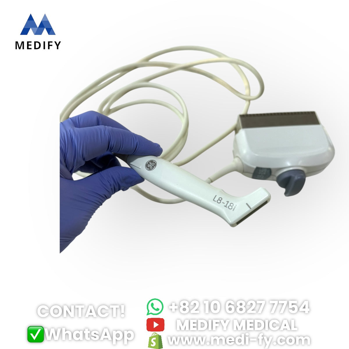 (1500$) GE L8-18i-D Linear Array Ultrasound Probe