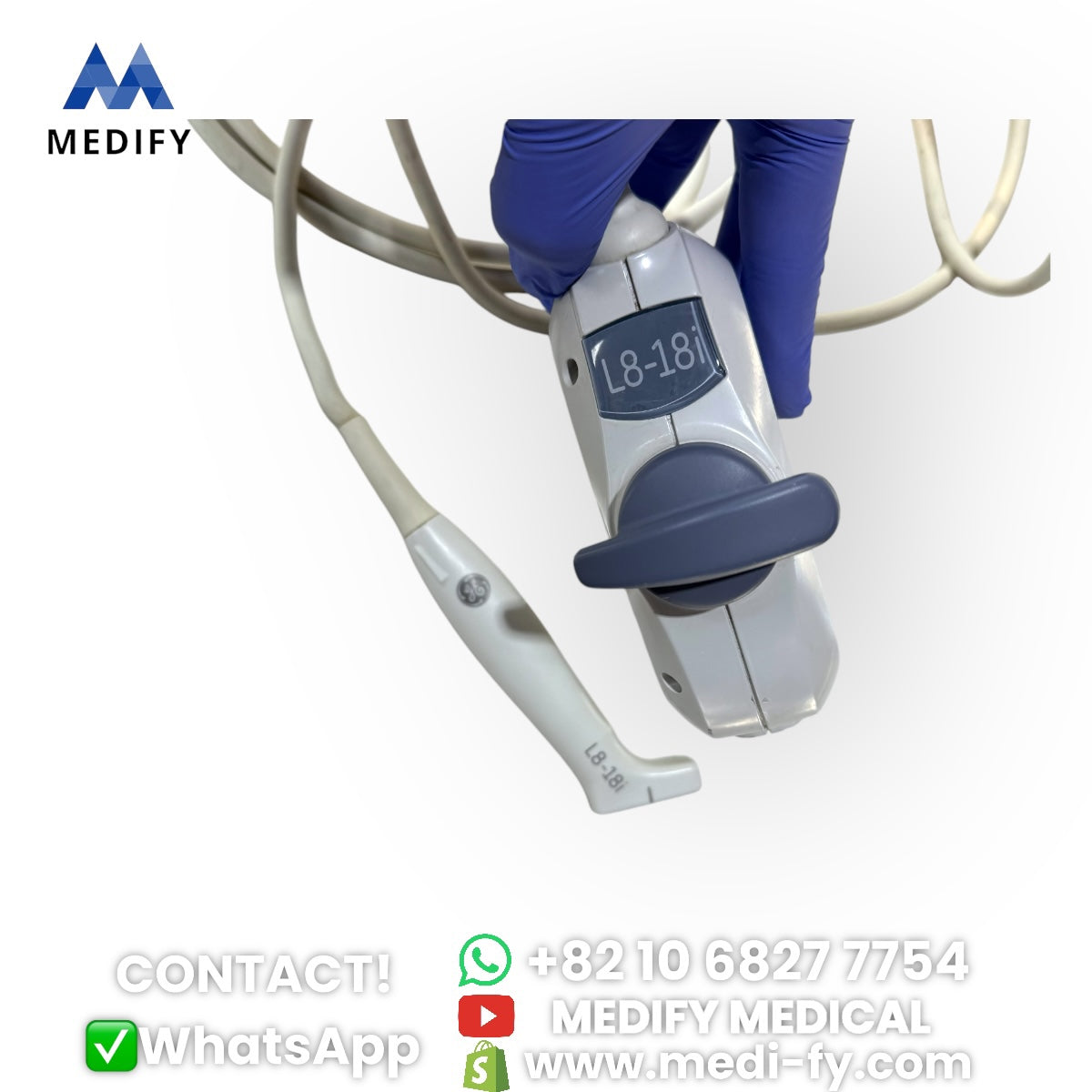 (1500$) GE L8-18i-D Linear Array Ultrasound Probe