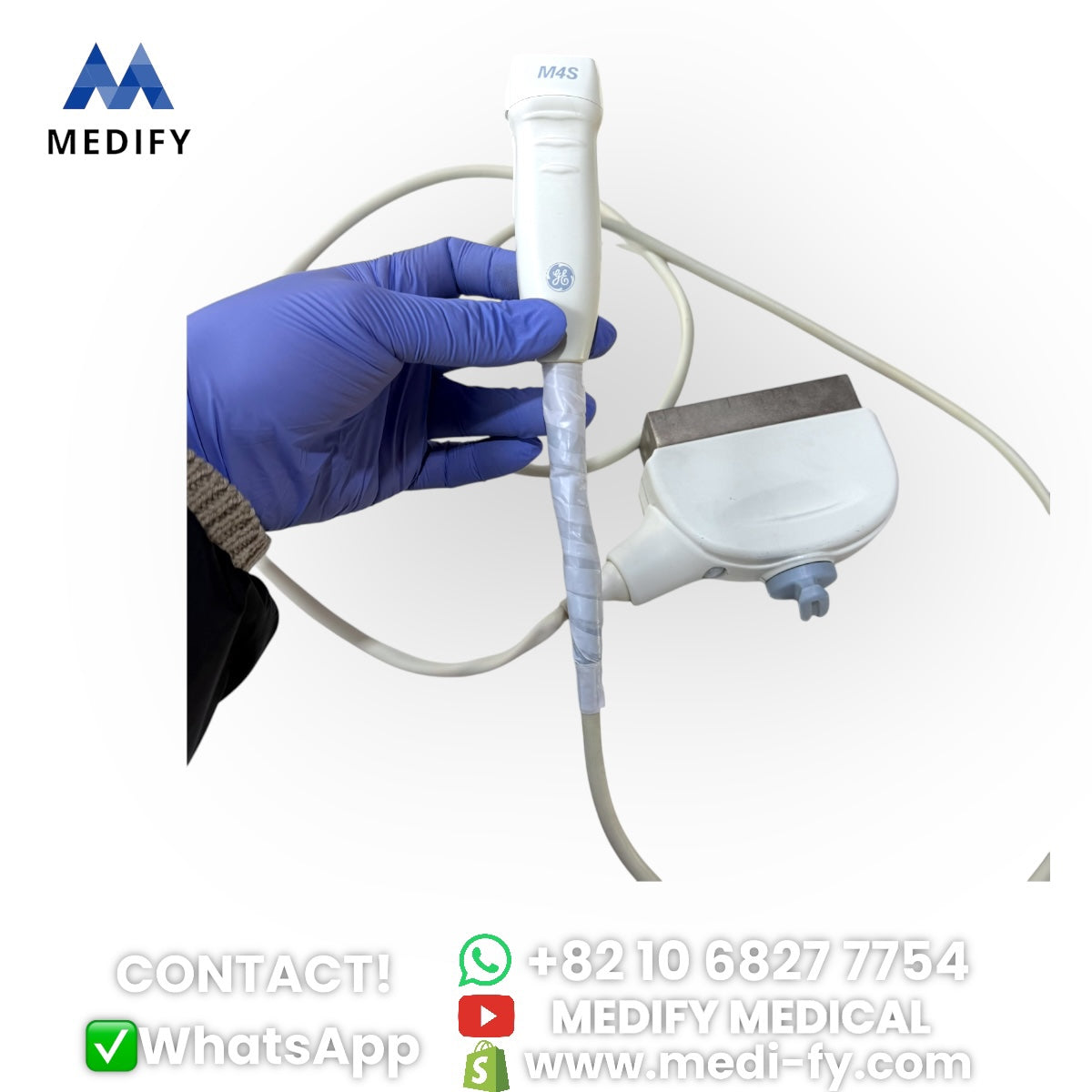 (1,500$) GE M4S Cardiac Sector Probe For Vivid S5 Ultrasound