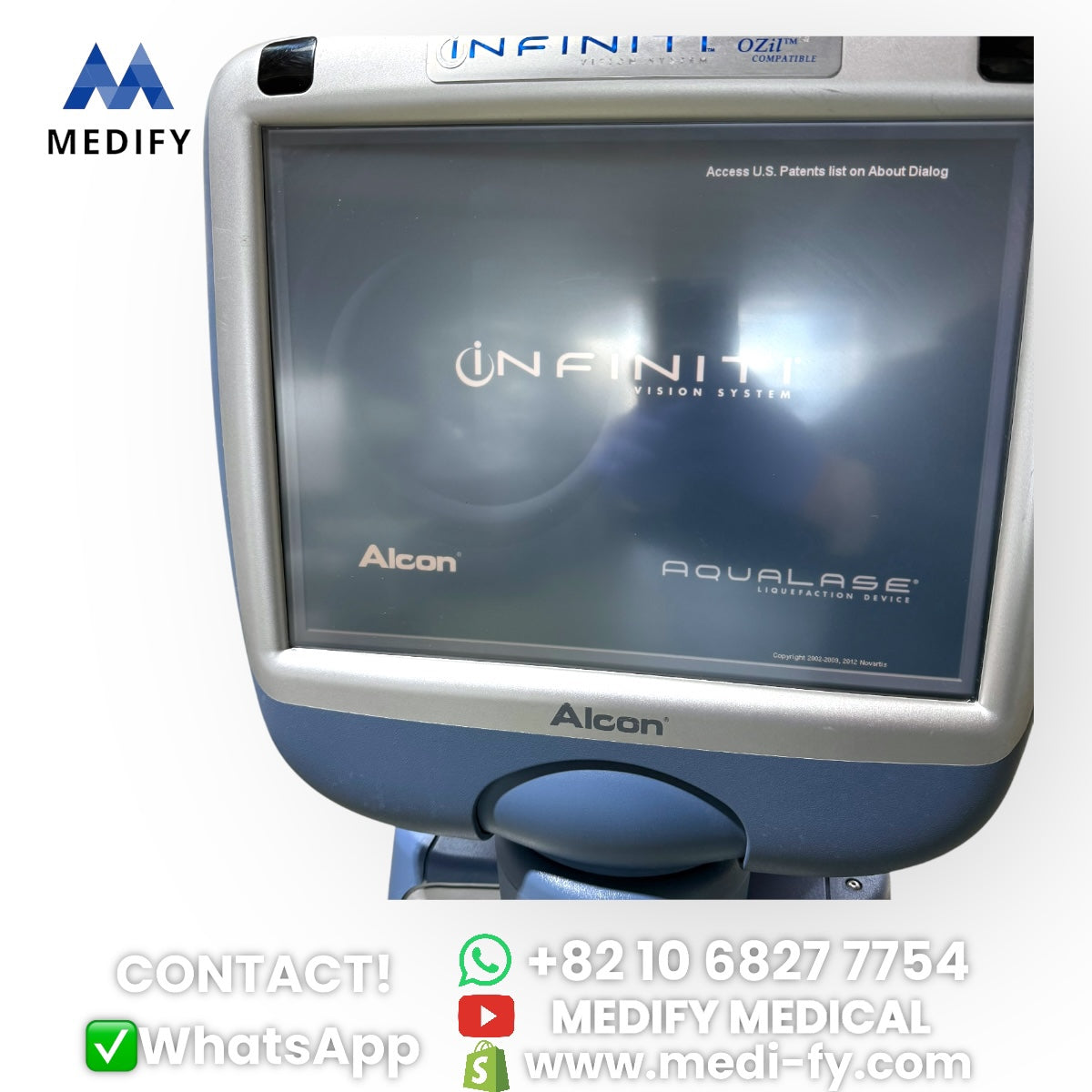 (1,500$) Alcon Infiniti Vision System Phacoemulsifier
