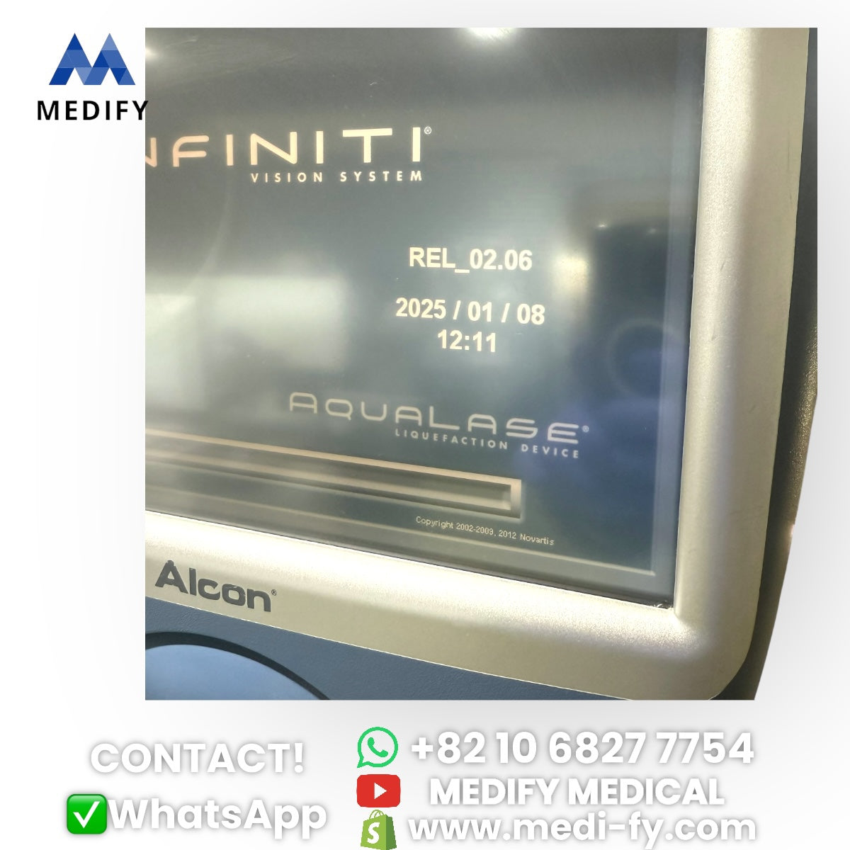(1,500$) Alcon Infiniti Vision System Phacoemulsifier