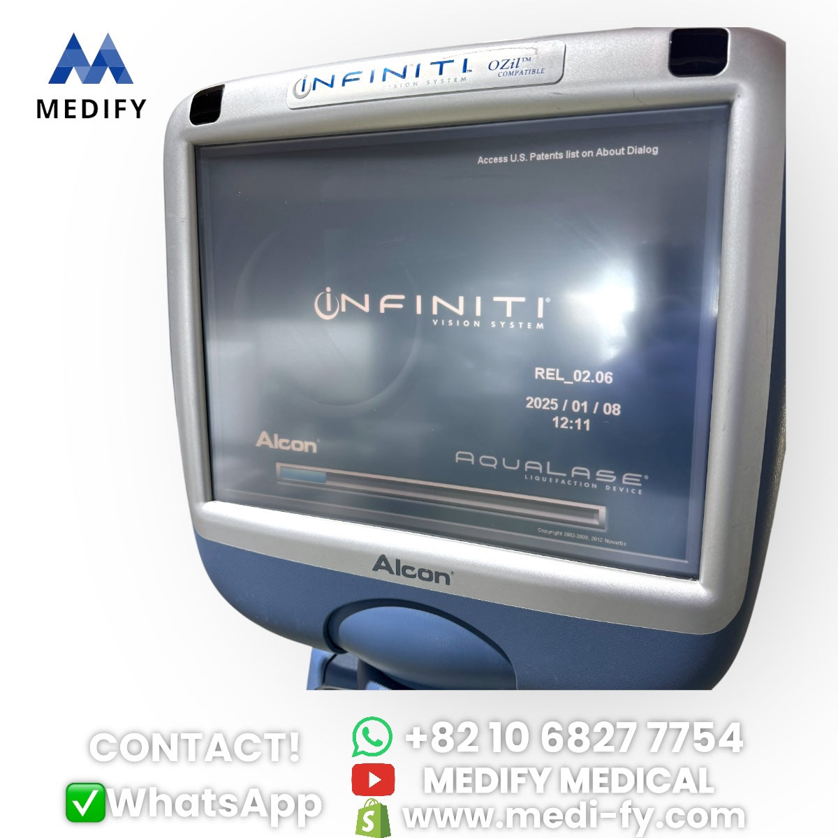 (1,500$) Alcon Infiniti Vision System Phacoemulsifier