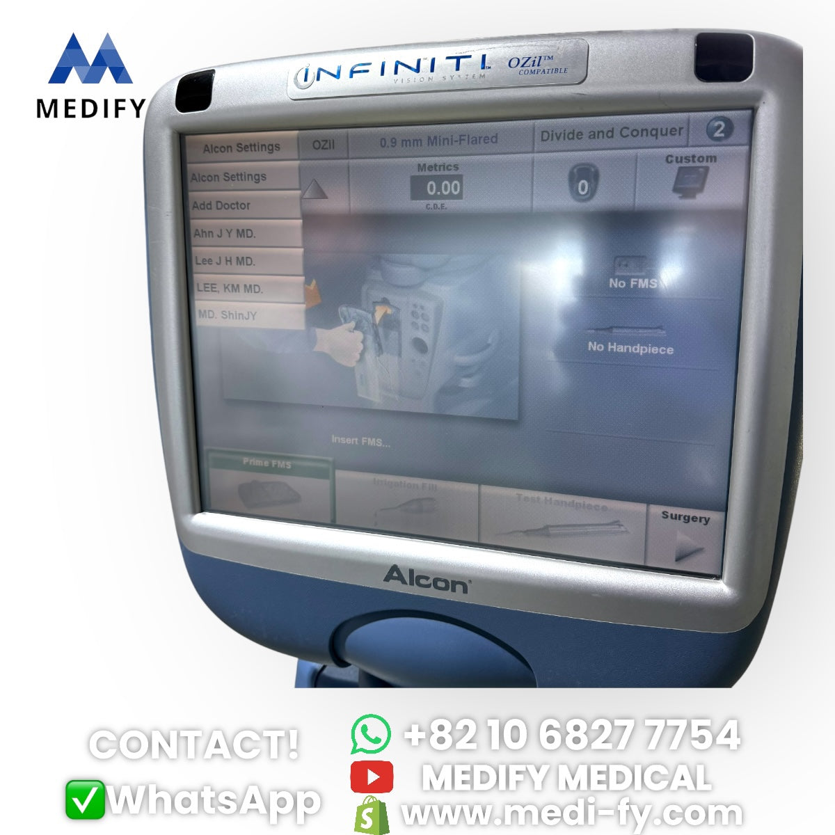 (1,500$) Alcon Infiniti Vision System Phacoemulsifier