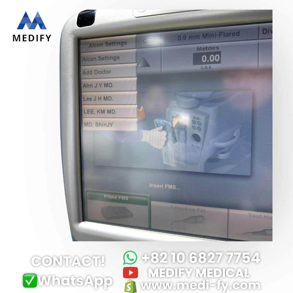 (1,500$) Alcon Infiniti Vision System Phacoemulsifier