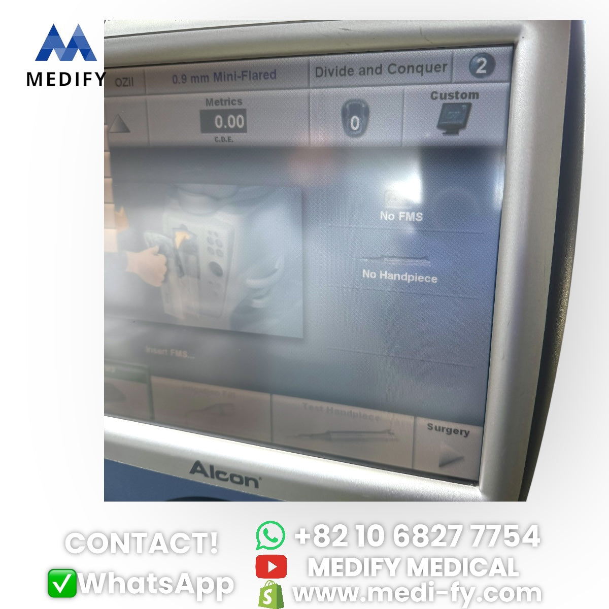 (1,500$) Alcon Infiniti Vision System Phacoemulsifier
