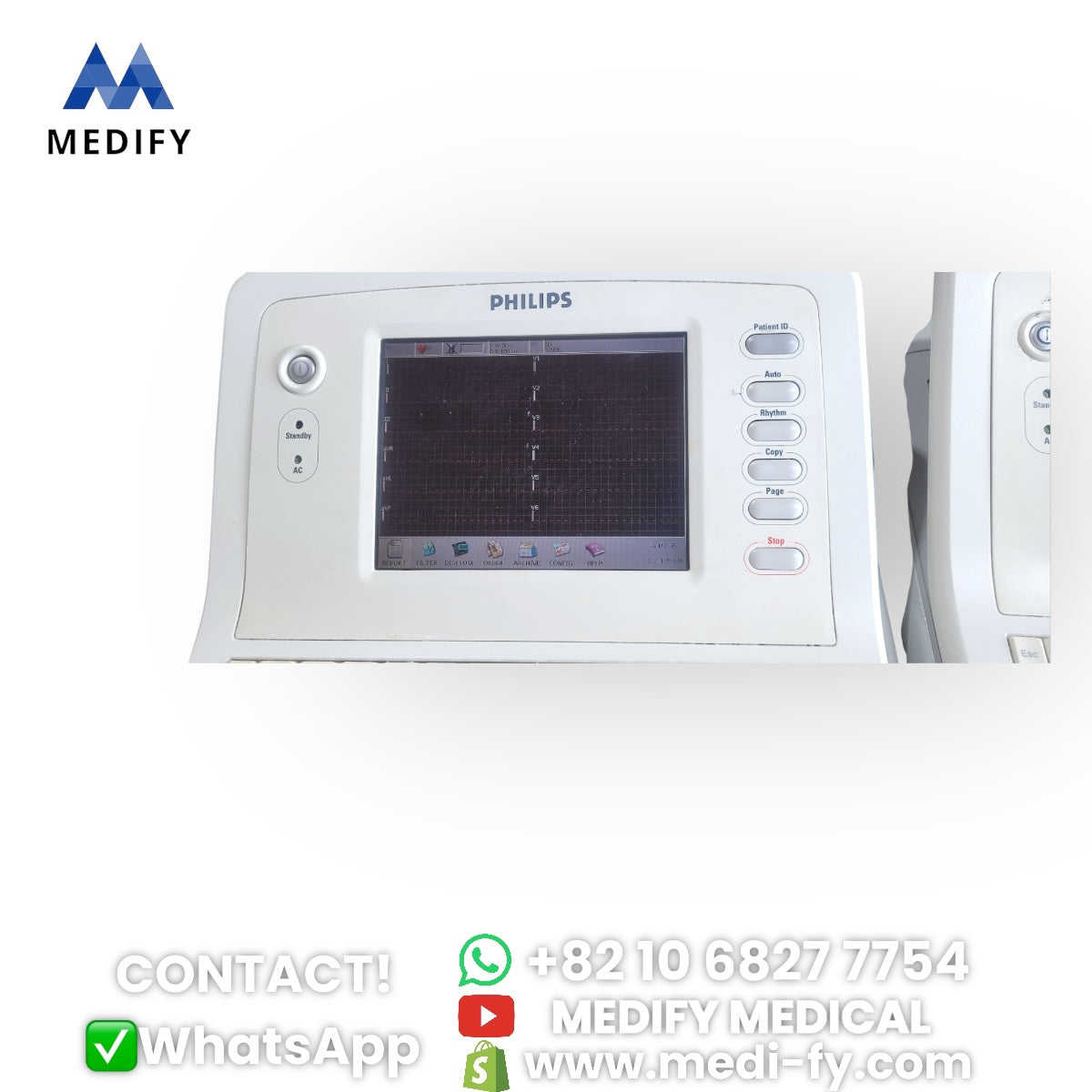 (500$) Used Philips PageWriter Trim III ECG Machine 2Unit