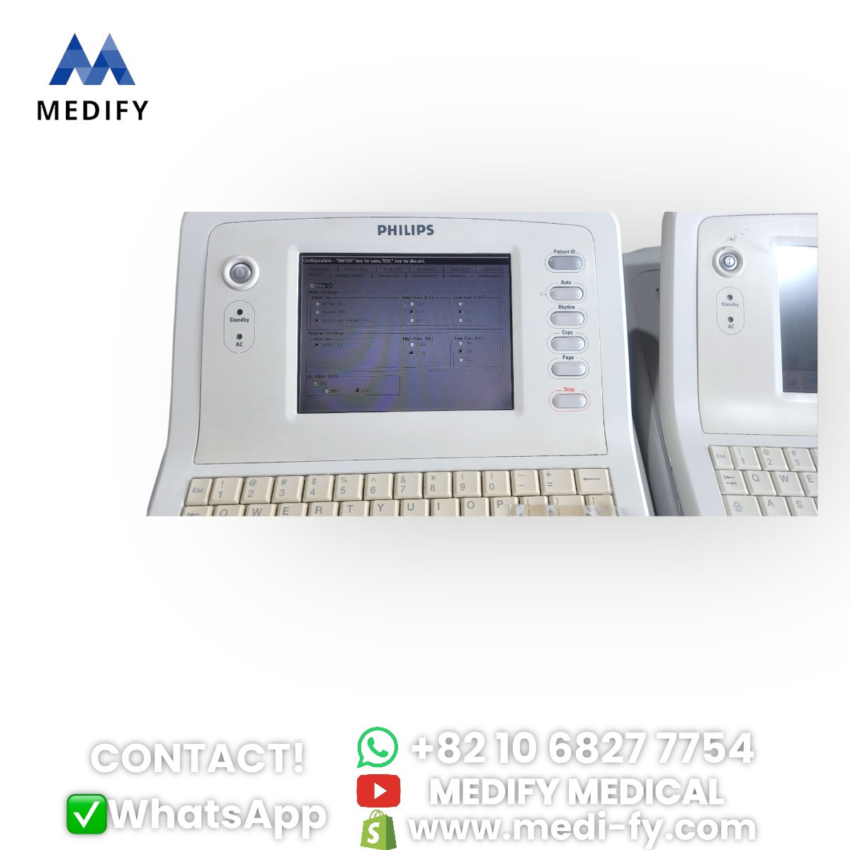 (500$) Used Philips PageWriter Trim III ECG Machine 2Unit