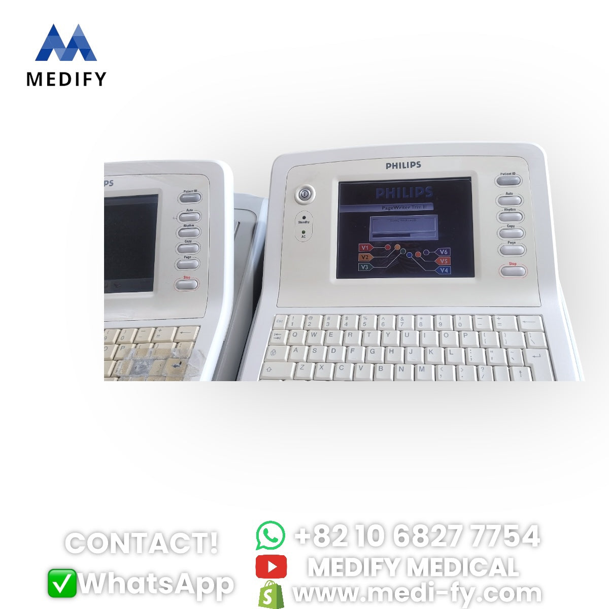 (500$) Used Philips PageWriter Trim III ECG Machine 2Unit