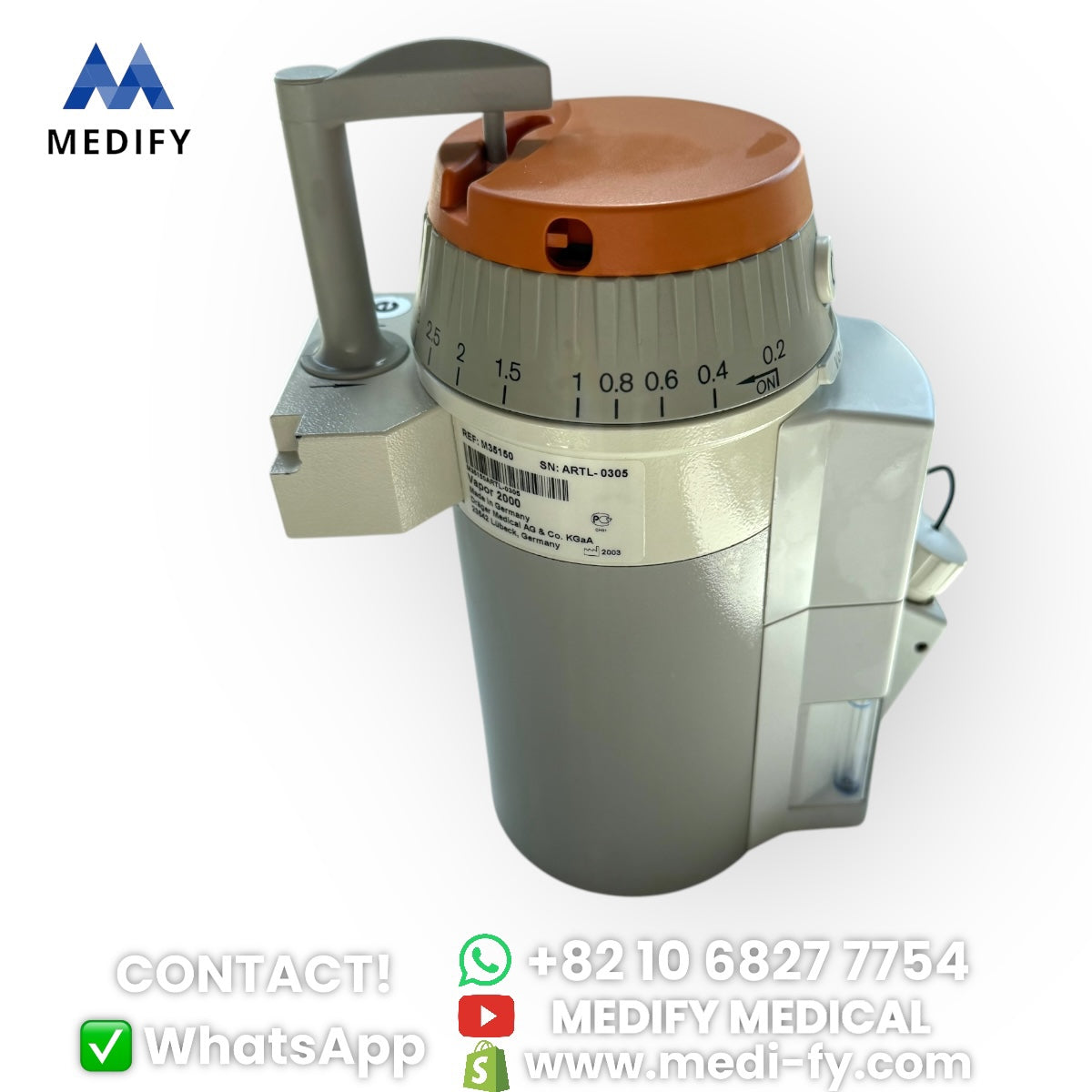 (1,200$) Enflurane Drager Vapor 2000