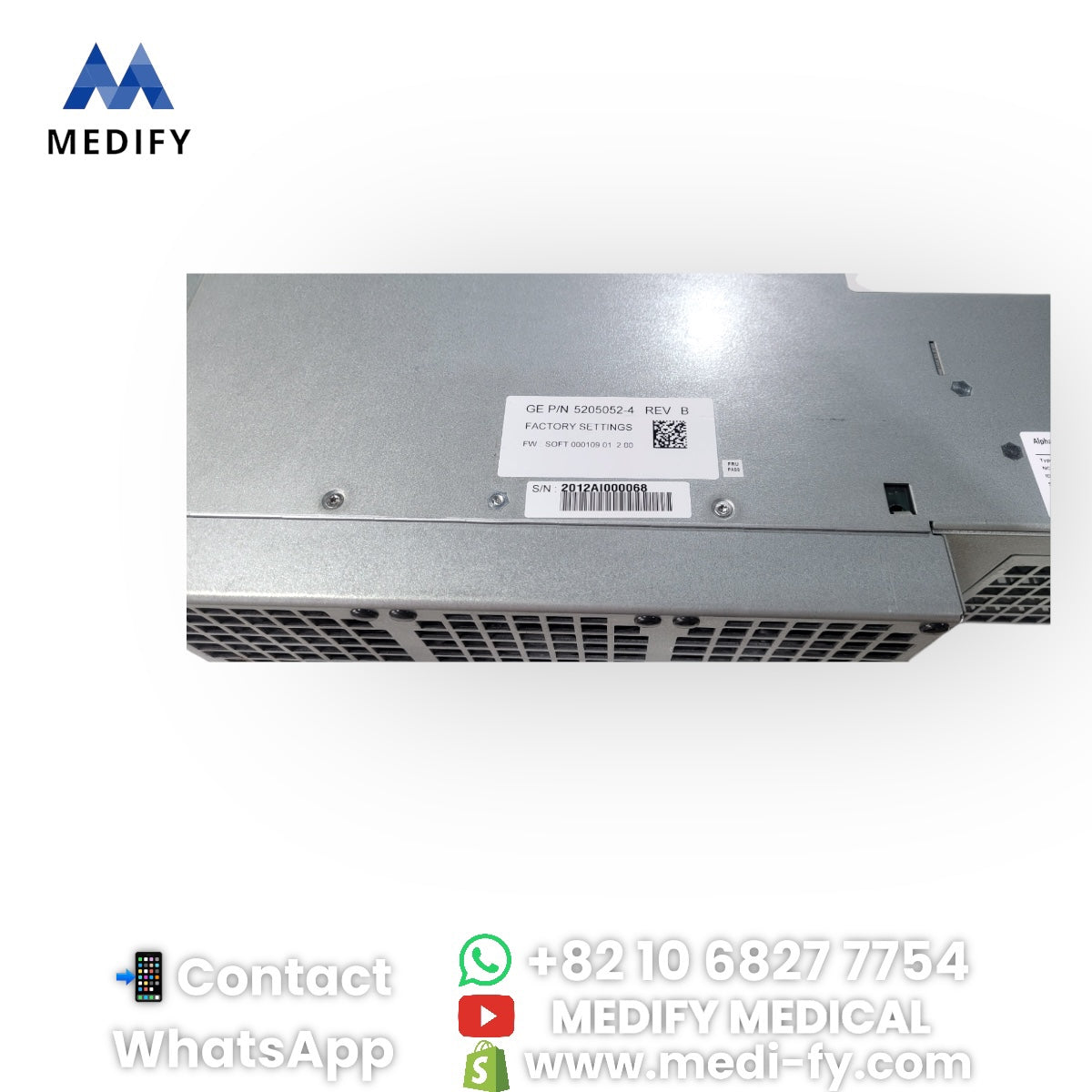 (500$) GE Logiq E9 Power Supply Ultrasound PN:5205052-4 REV B