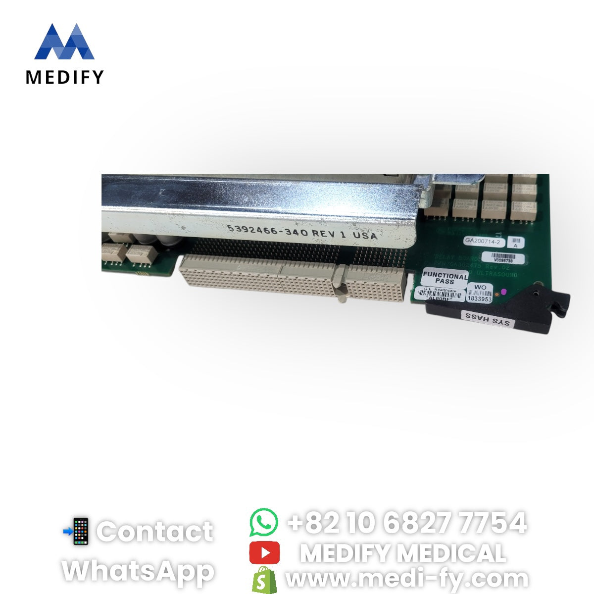 (600$) GE Logiq E9 Relay Board Probe Seletion Board Ultrasound