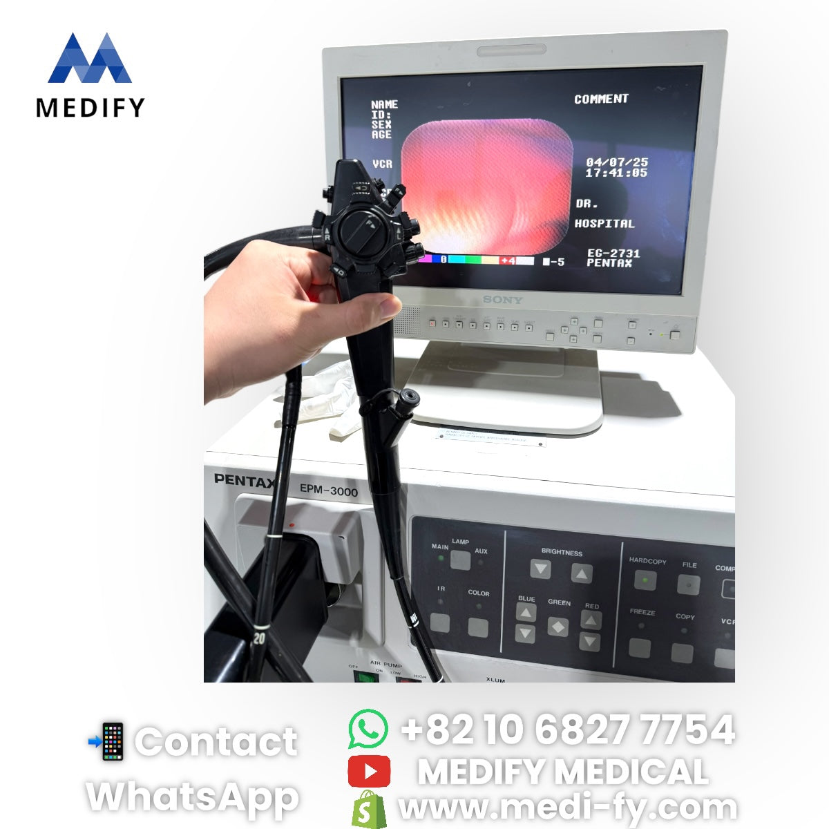 (1,000$) Used Pentax EG-2731 Video Gastroscope