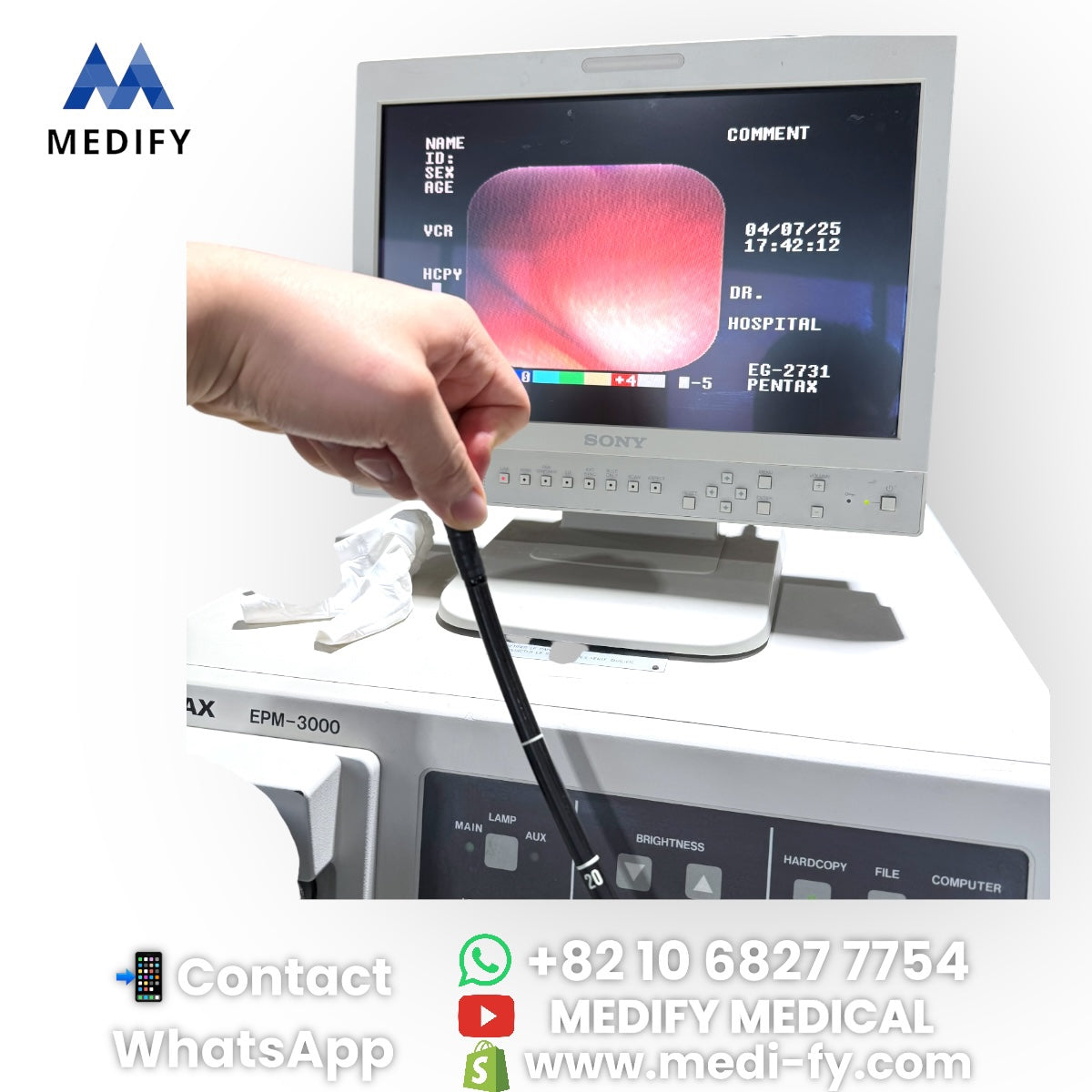 (1,000$) Used Pentax EG-2731 Video Gastroscope