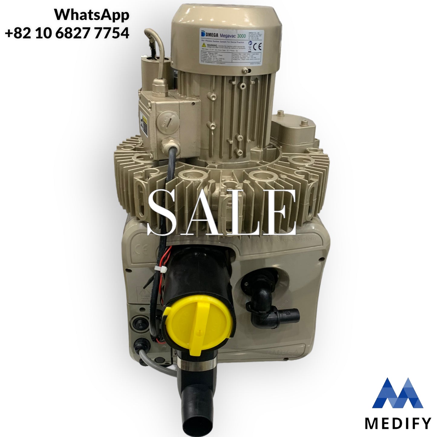 Teravac 3000 Aspiration Motor Dmega Megavac Worldwide