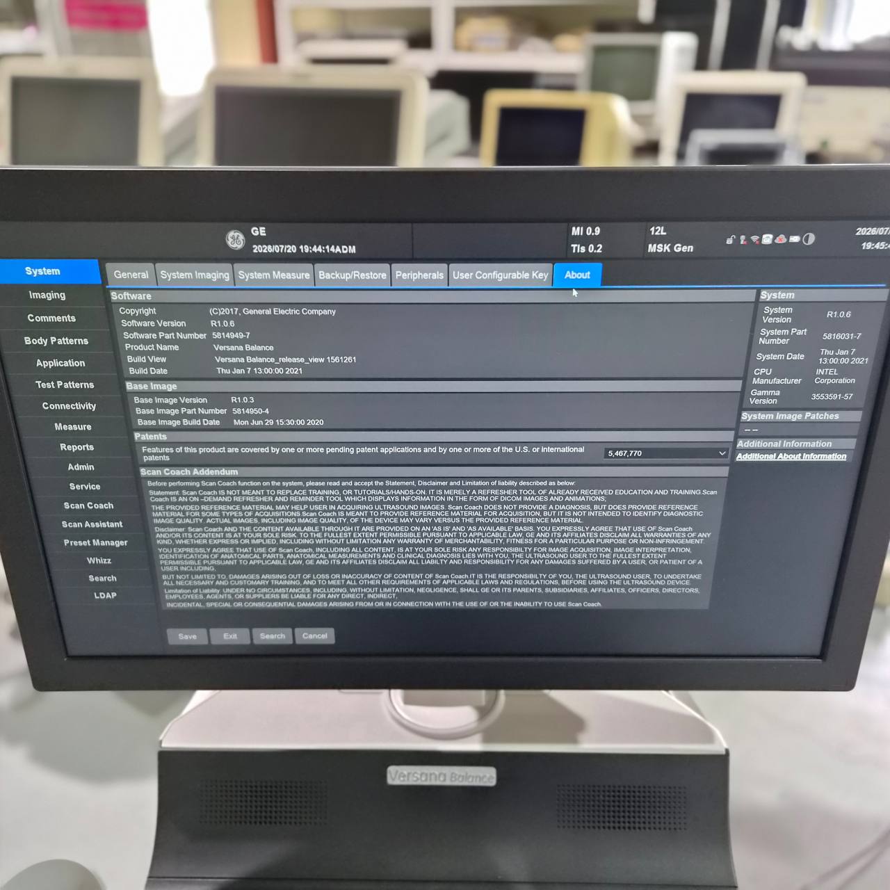 Used GE HealthCare Versana Balance (2021) Ultrasound Machine for Sale