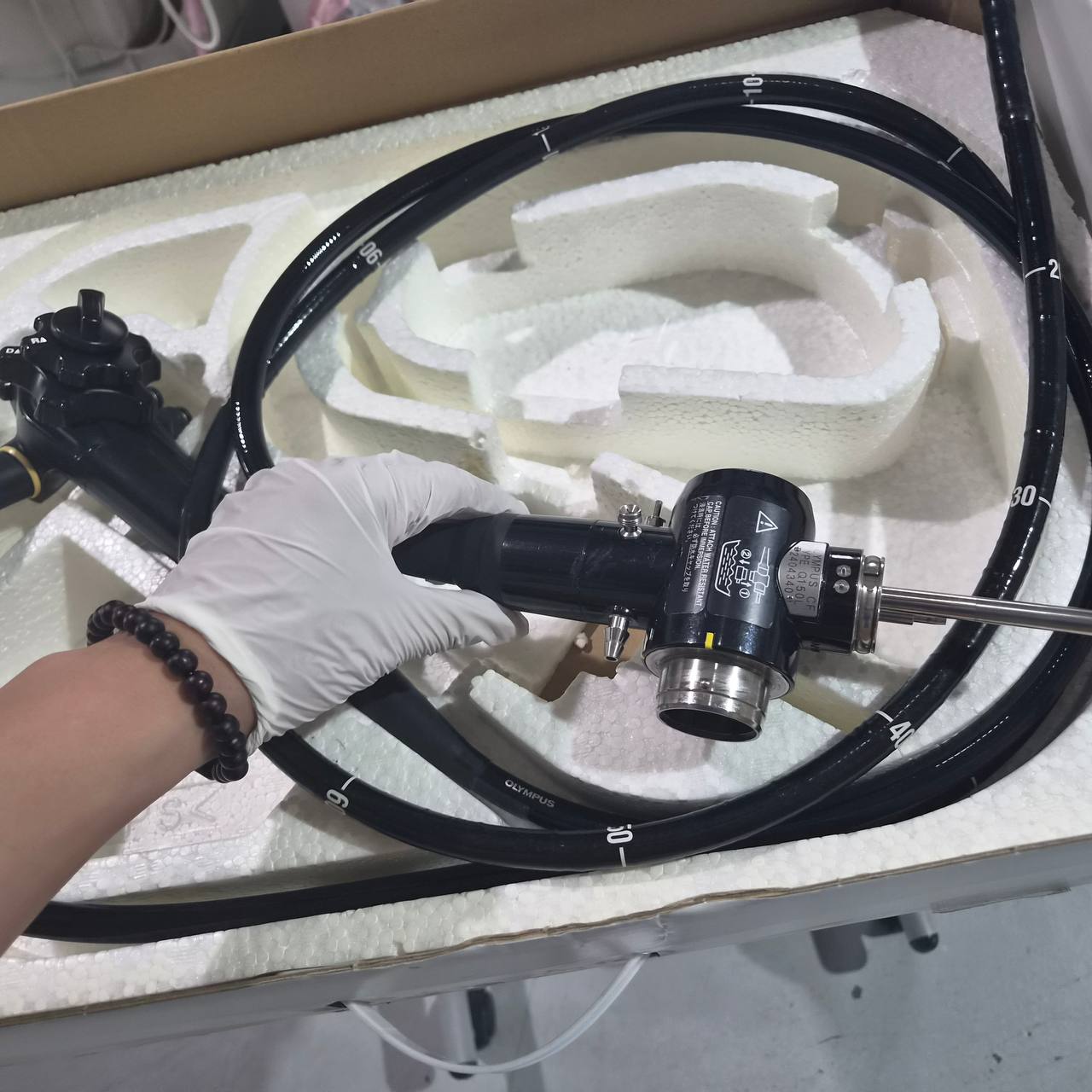 올림푸스 CV-150 프로세서 & GIF-Q150 & CF-Q150L Endoscopy System (GI Endoscope Set) - photo 11