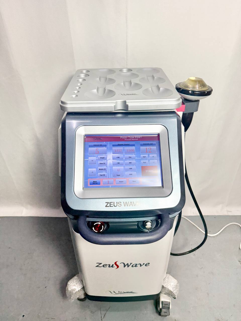 Used WEVER INSTRUMENTS Zeus Wave (2021) ESWT Shockwave Therapy Device for Sale