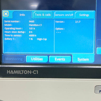 해밀턴 메디컬 Hamilton-C1 Ventilator - photo 16