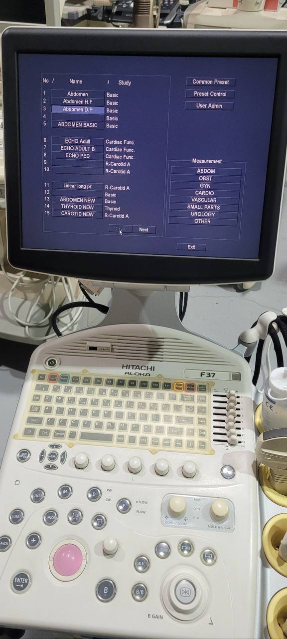 히타치 알로카 F37 Ultrasound System - photo 17