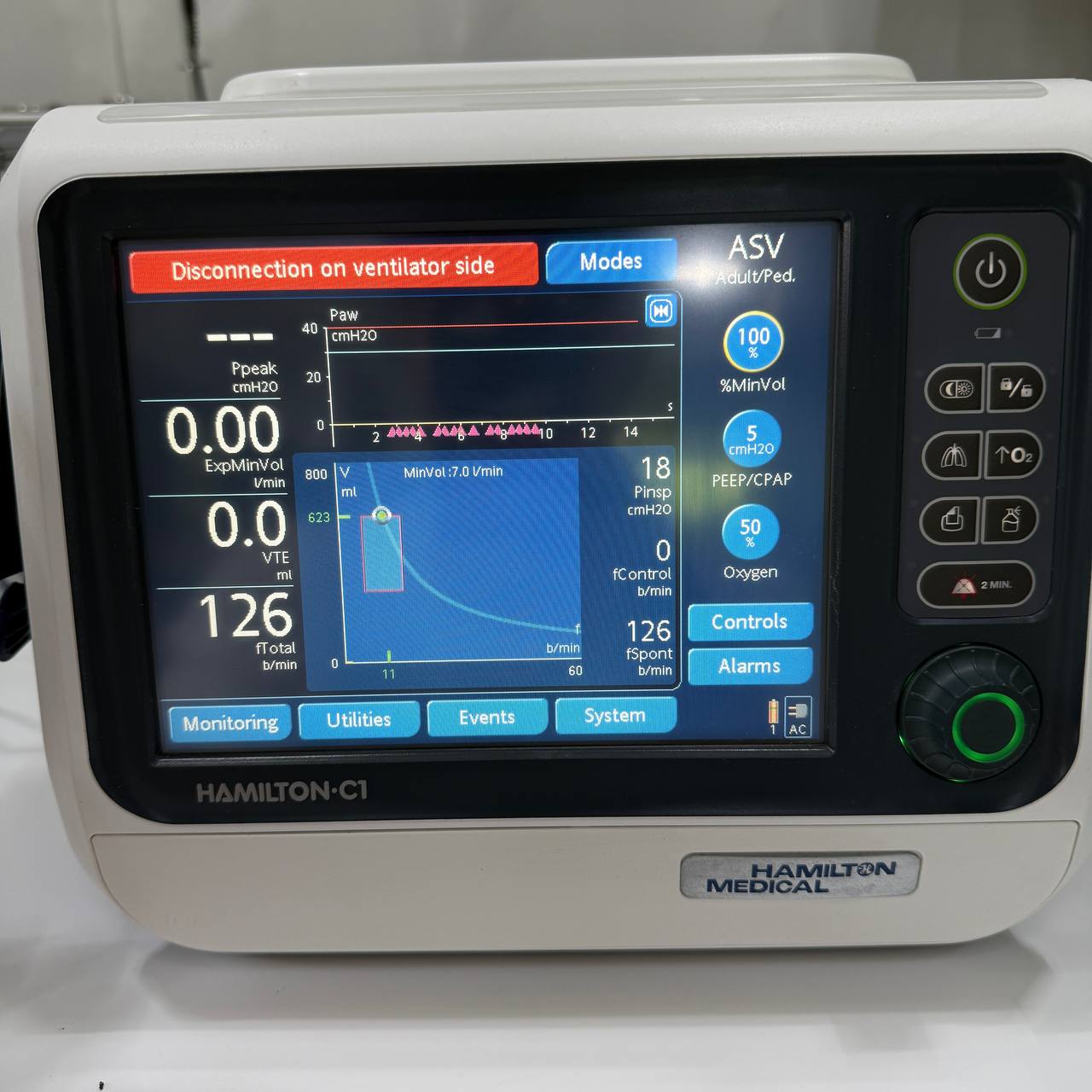 해밀턴 메디컬 Hamilton-C1 Ventilator - photo 19