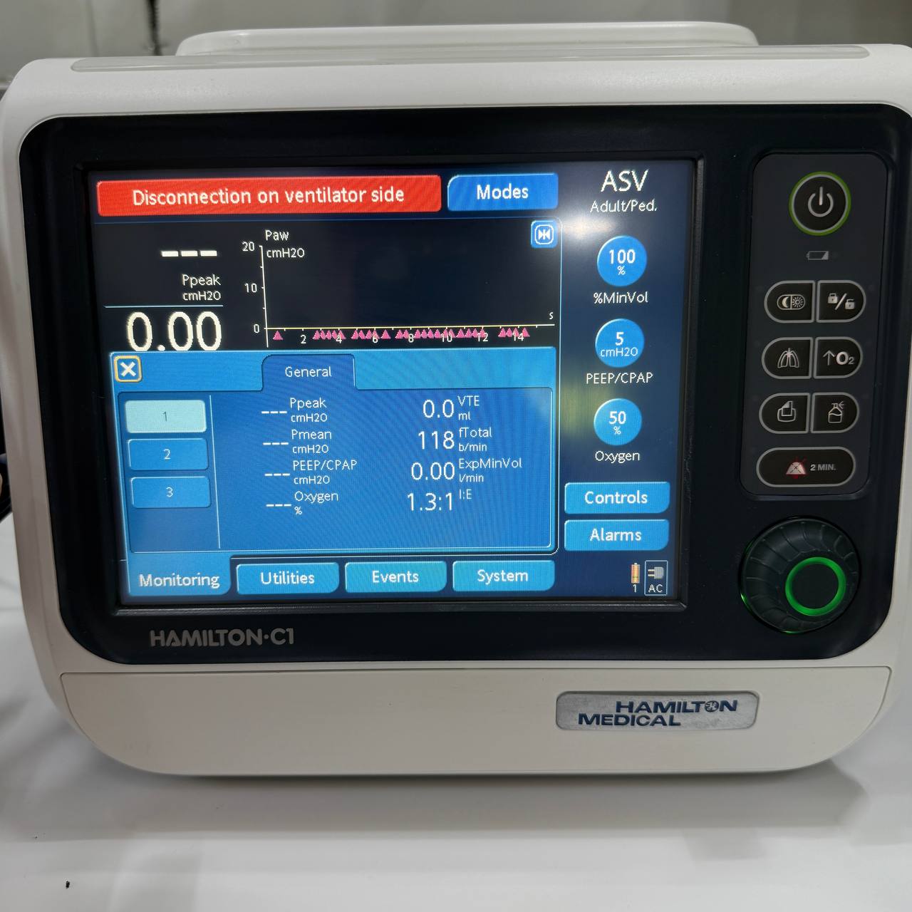 해밀턴 메디컬 Hamilton-C1 Ventilator - photo 20