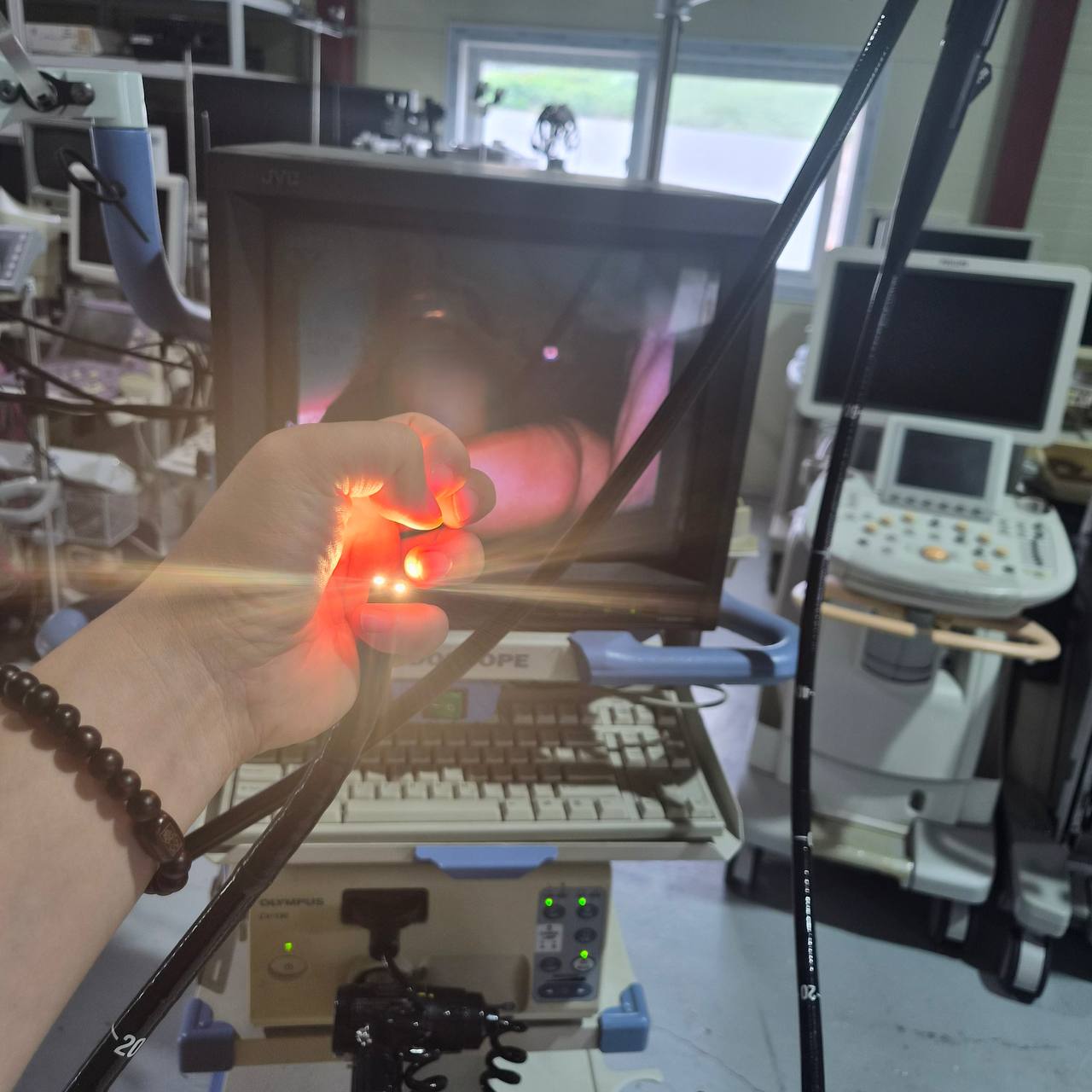 올림푸스 CV-150 프로세서 & GIF-Q150 & CF-Q150L Endoscopy System (GI Endoscope Set) - photo 21