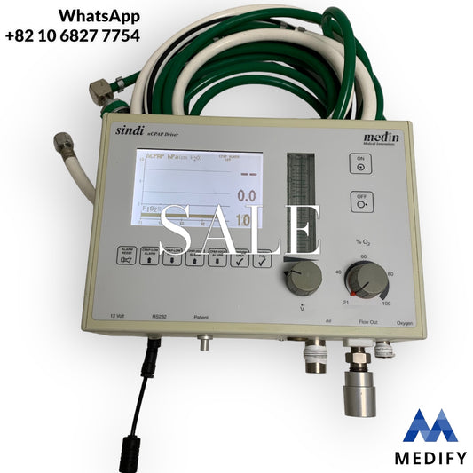 Medin Sindi 1080 nCPAP Driver & 3 Hose - Universal Gas Delivery Unit