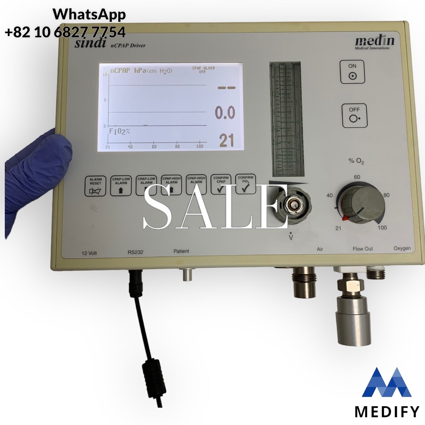 Medin Sindi 1080 nCPAP Driver - Universal Gas Delivery Unit