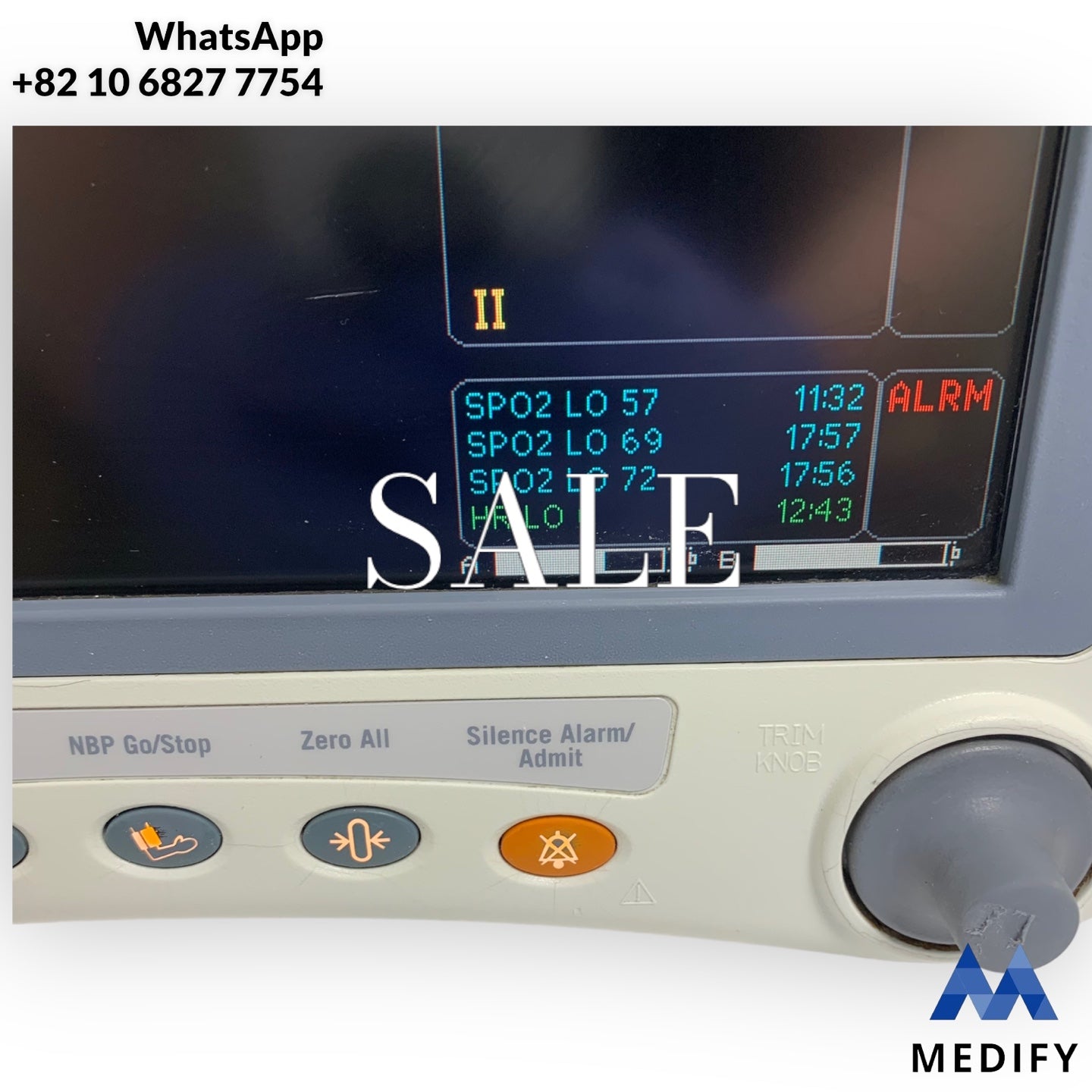 GE Dash 4000 Patient Monitor ECG CO2 NBP0 SPO2 Temp/CO (Soldout Worldwide)