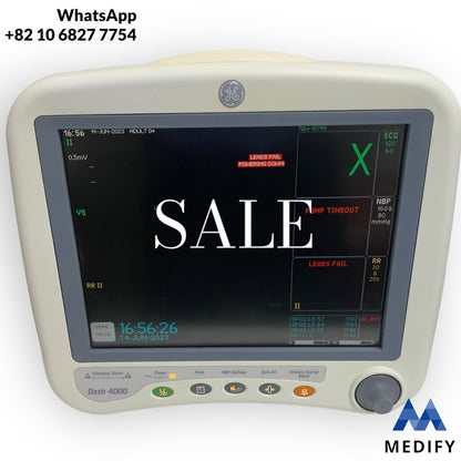 GE Dash 4000 Patient Monitor ECG CO2 NBP0 SPO2 Temp/CO (Soldout Worldwide)