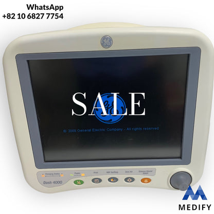 GE Dash 4000 Patient Monitor ECG CO2 NBP0 SPO2 Temp/CO (Soldout Worldwide)