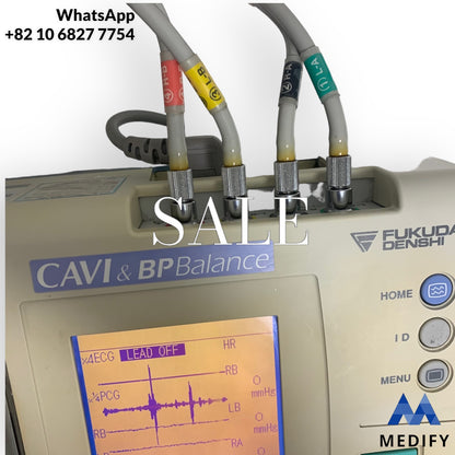 ($700) Fukuda Denshi Vasera VS-1000 CAVI & BP Balance ECG PCG CARDIO-ANKLE VASCUL