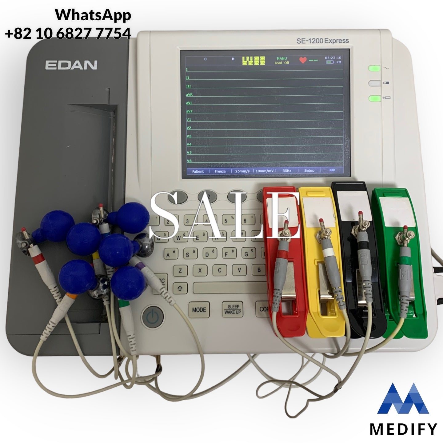 EDAN SE-1200 Express ECG Machine with 10 Channels