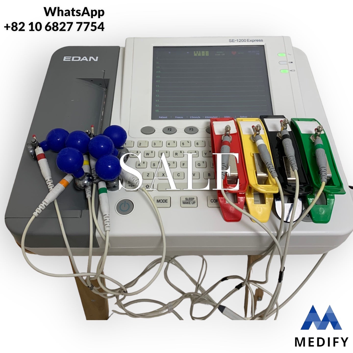 EDAN SE-1200 Express ECG Machine with 10 Channels – MEDIFY MEDICAL