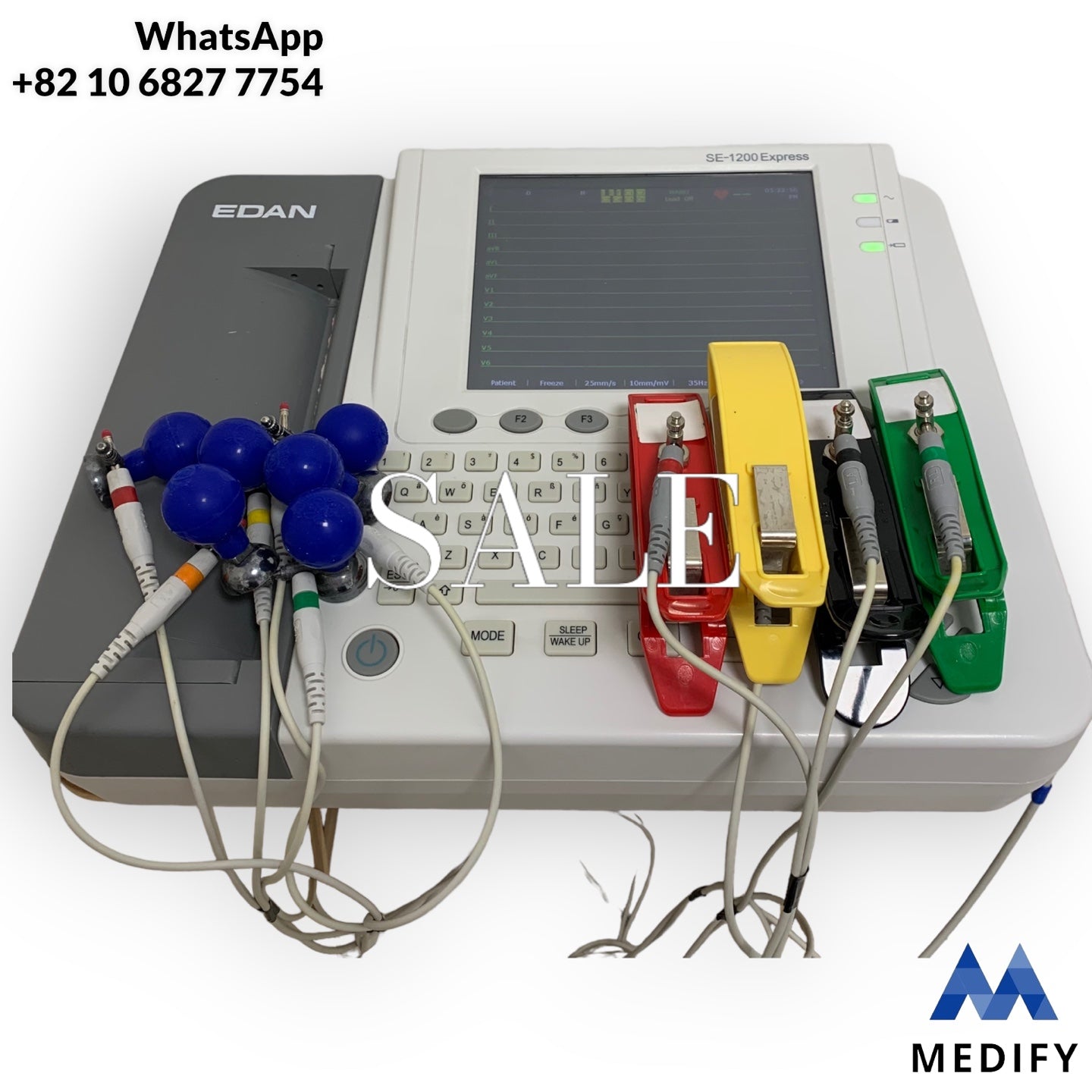 EDAN SE-1200 Express ECG Machine with 10 Channels