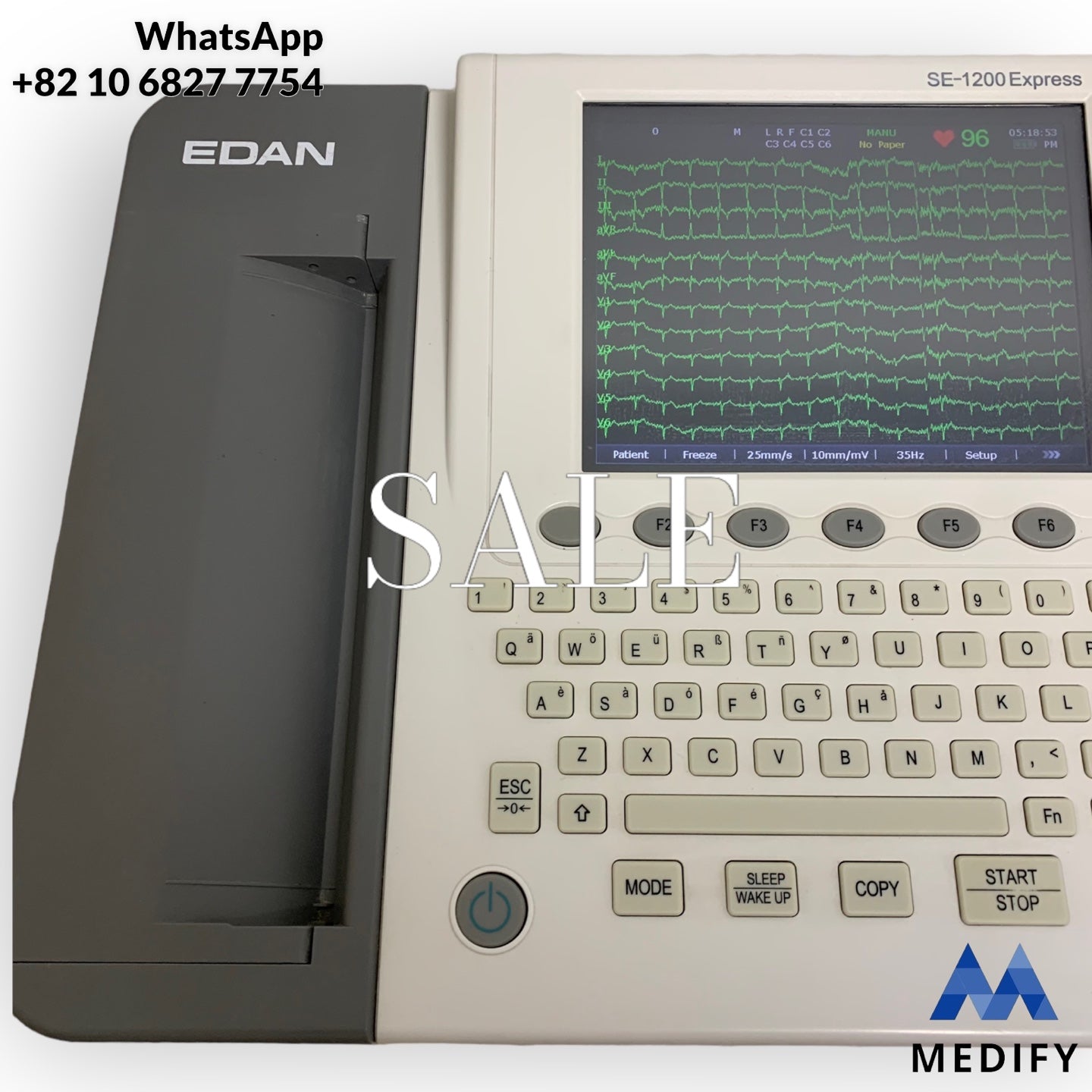 EDAN SE-1200 Express ECG Machine with 10 Channels