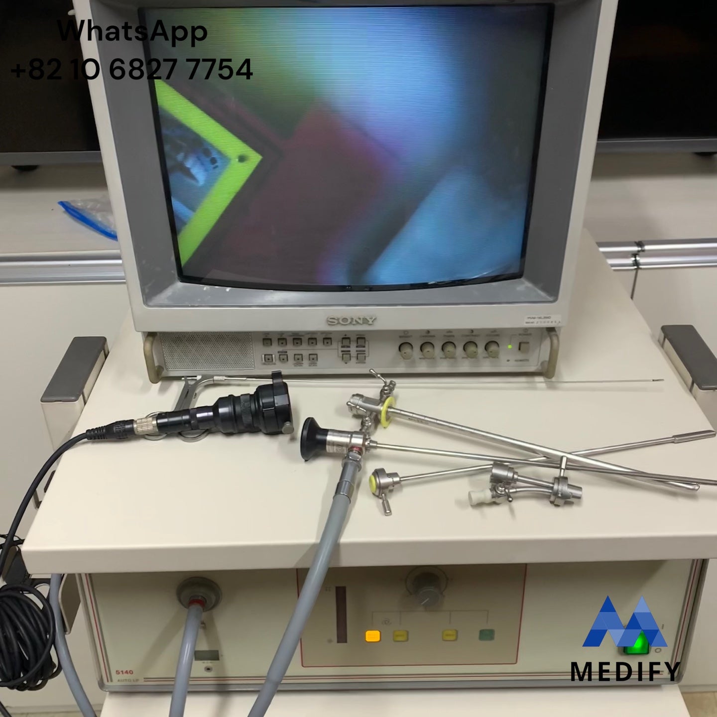 ($700) Laparoscopy Set With Richard Wolf 5410 Auto LP Worldwide