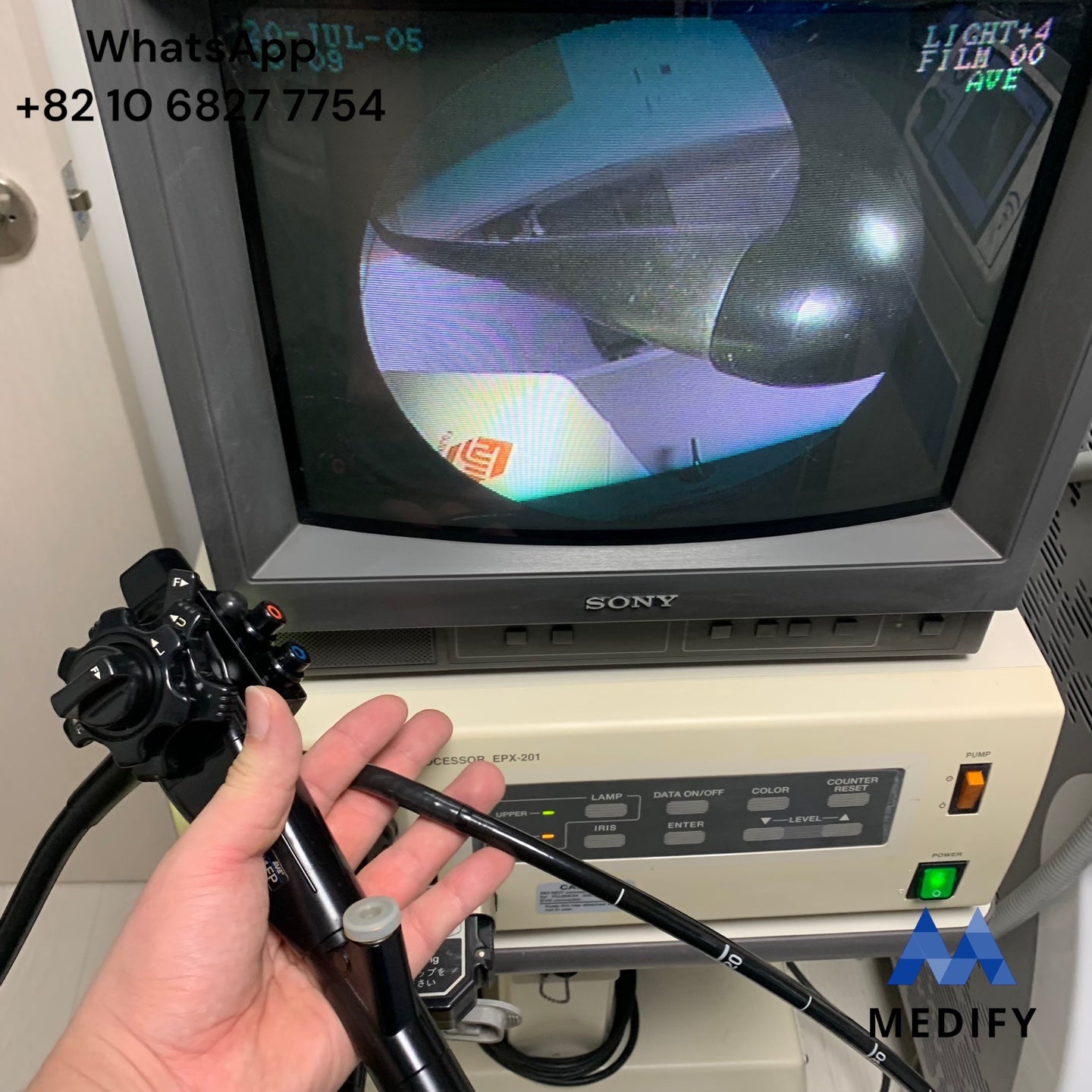 Fujinon EPX-201 Video Processor & EG-201FP Gastroscope Endoscope