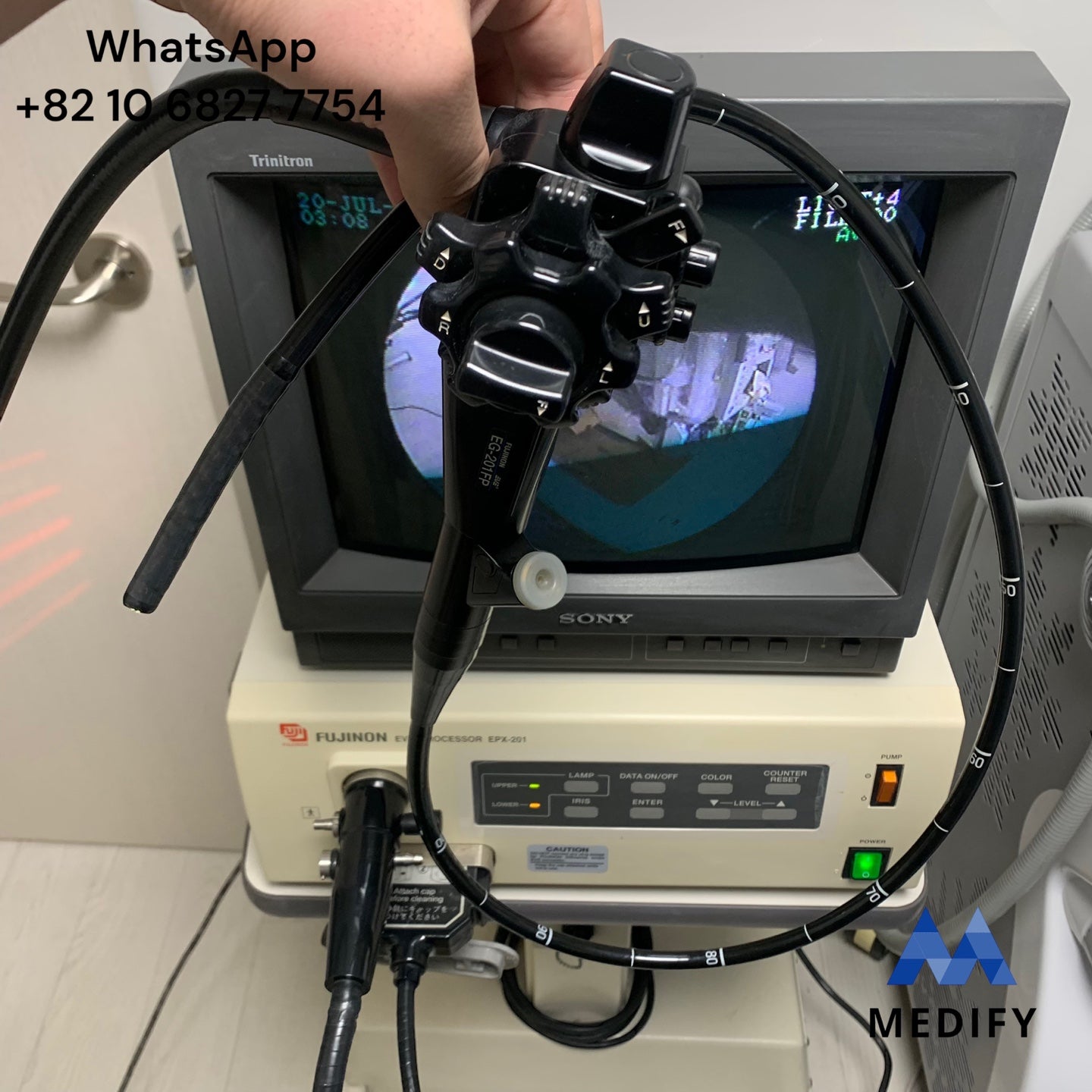 Fujinon EPX-201 Video Processor & EG-201FP Gastroscope Endoscope