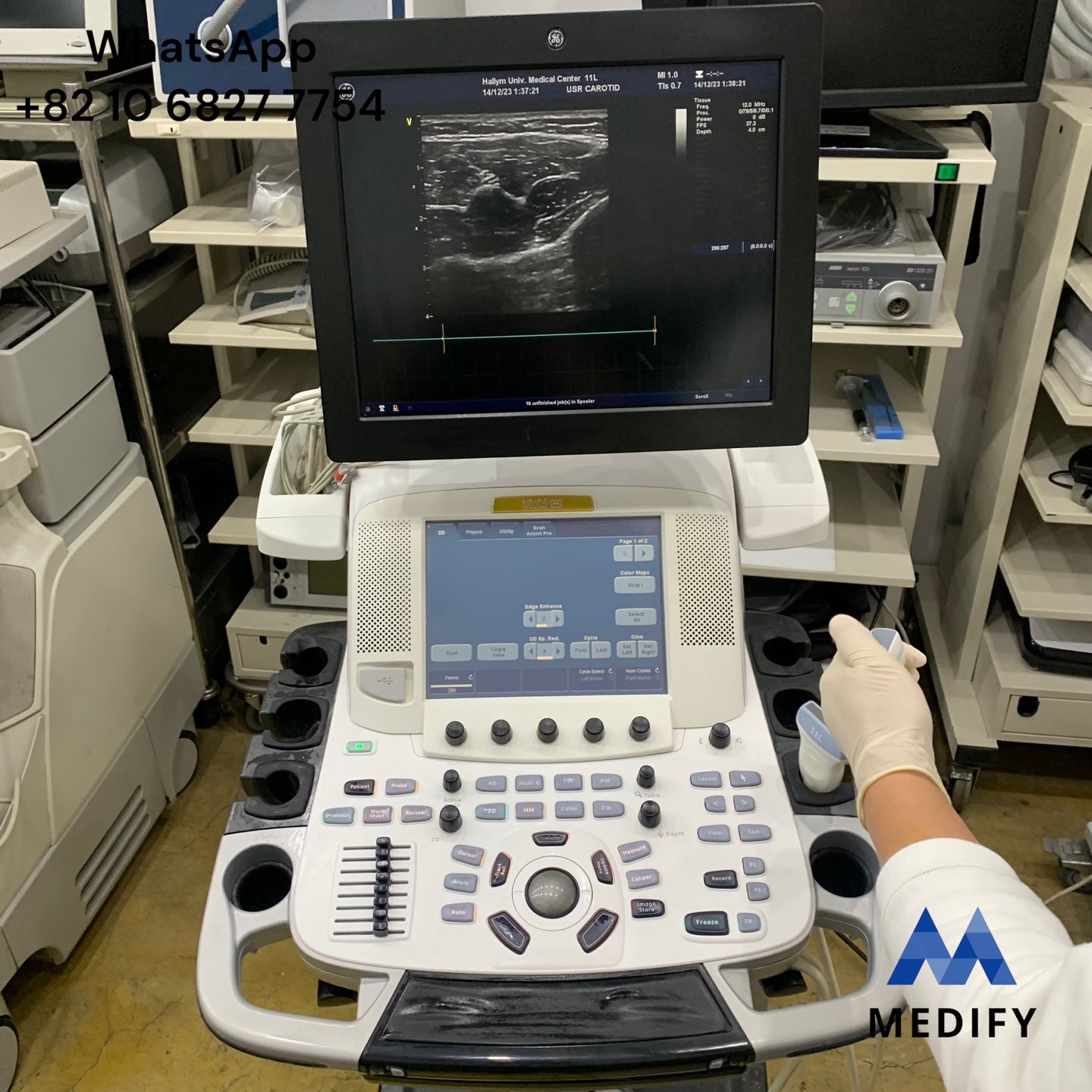 GE Vivid E9 Ultrasound System & 2 Probe