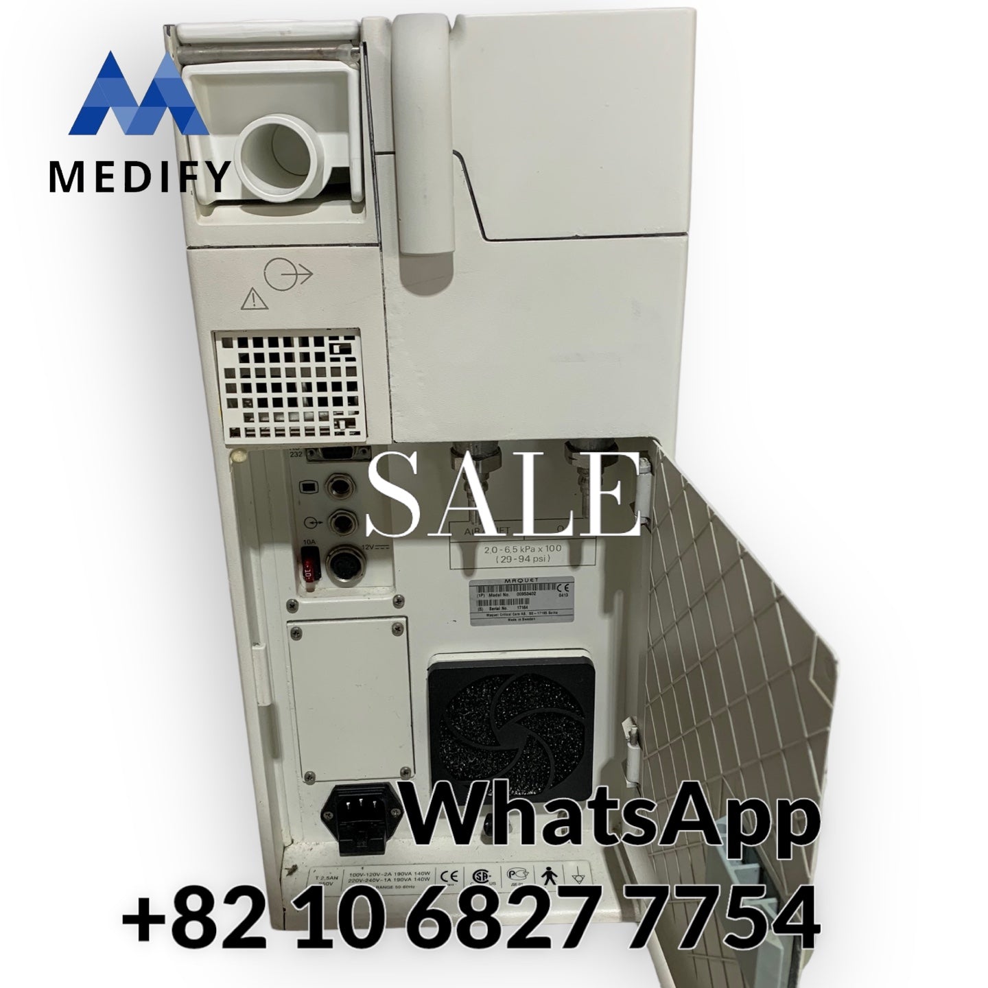 Siemens Maquet Servo-i Ventilator System Parts