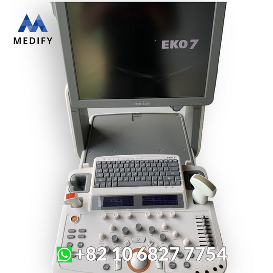 ($3,900) Samsung Medison EKO7 Ultrasound System & Cardiac Sector, Convex Probe - Worldwide