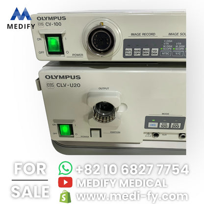 ($1,200) Olympus Endoscope CV-100 Processor & CLV-U20 Light Source [For Sale Worldwide]