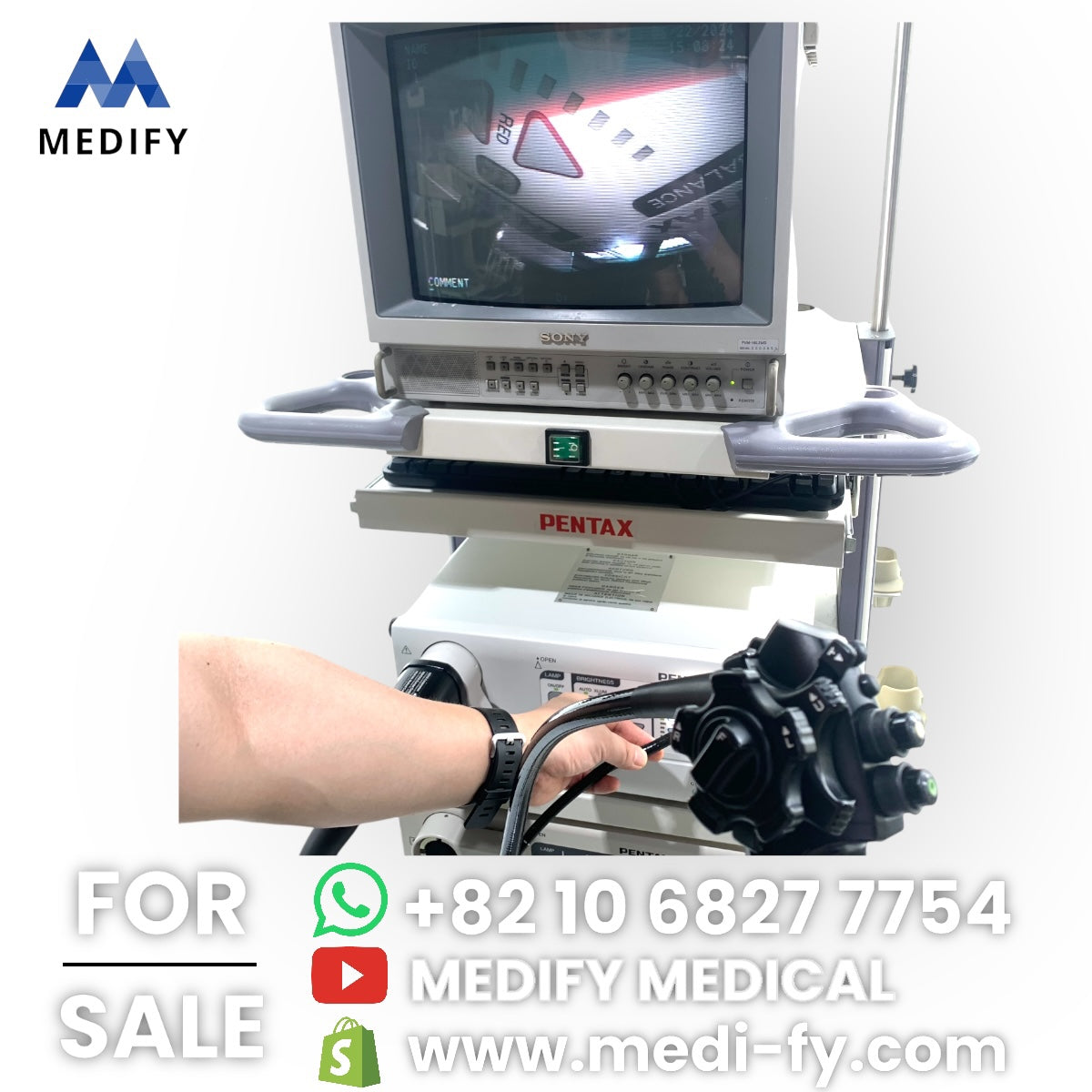 ($3,900) Pentax EPK-1000 & EG-2770k Gastroscope Endoscopy System