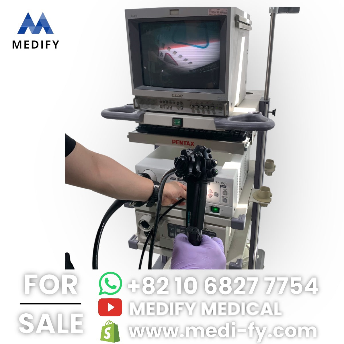 ($3,900) Pentax EPK-1000 & EG-2770k Gastroscope Endoscopy System