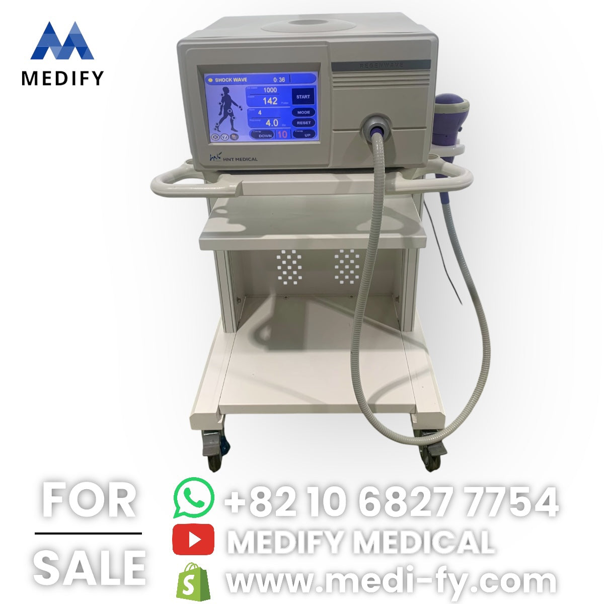 HNT Medical Regenwave Focus EWST Shock Wave Therapy Machine