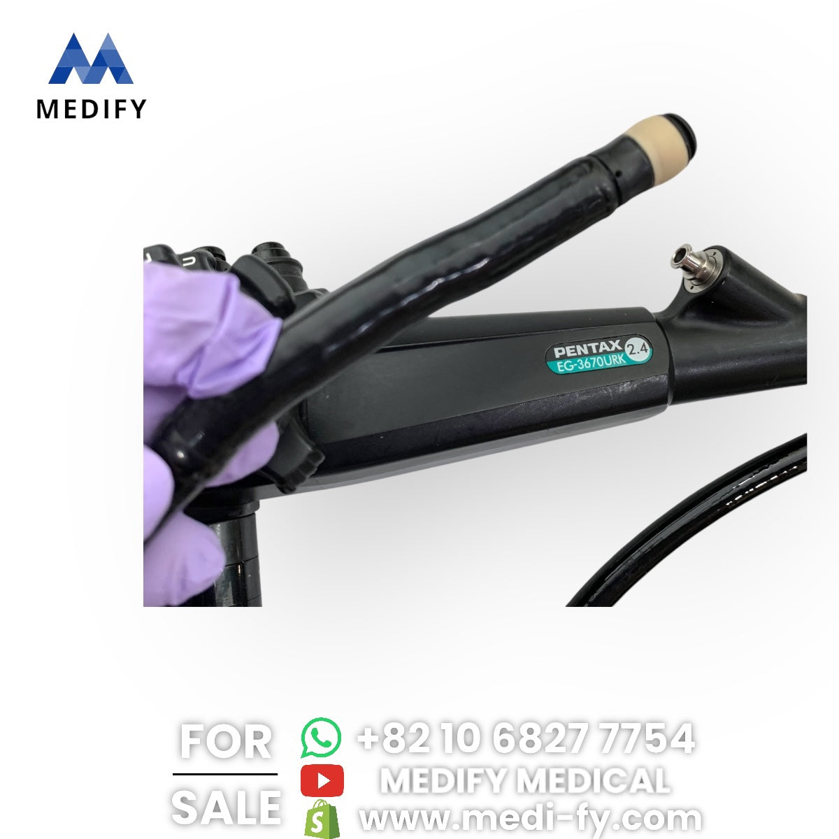 ($11,500) Hitachi Aloka Noblus Portable Ultrasound & EG-3670URK Ultrasound Gastroscope